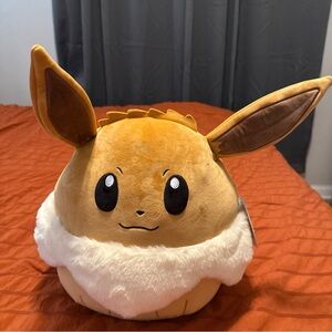 Pokemon Center Exclusive Eevee 12" Squishmallow Plush - Brand New w/ Tags